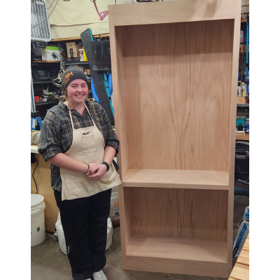 Custom bookcase made with my daughter.