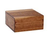 Wood cremation urn handcrafted in Cherry.